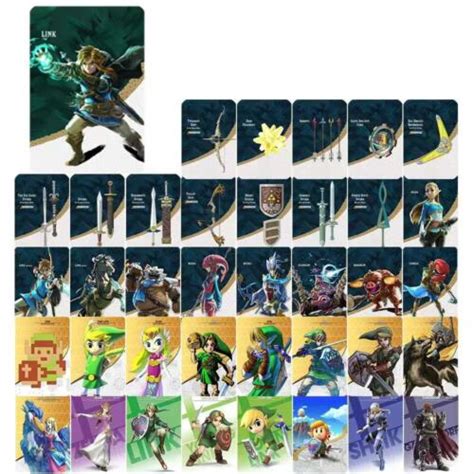 zelda nfc cards set|zelda botw amiibo cards.